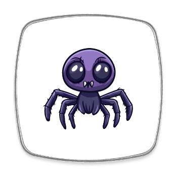 Tarantula Halloween Lustig Zombie - Viereckiger Kühlschrankmagnet - Weiß - Vorne