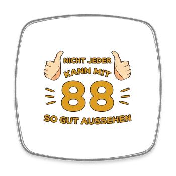 88. Geburtstag Geschenk 88 Jahre Jahrgang Geschenk - Viereckiger Kühlschrankmagnet - Weiß - Vorne