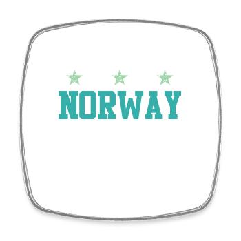 Norway 2023 - Viereckiger Kühlschrankmagnet - Weiß - Vorne