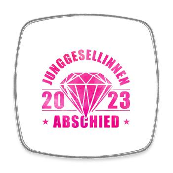 Junggesellinnenabschied Jga 2023 - Viereckiger Kühlschrankmagnet - Weiß - Vorne