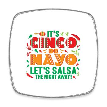 Cinco De Mayo 5 De Mayo Viva Mexico Geschenk - Viereckiger Kühlschrankmagnet - Weiß - Vorne