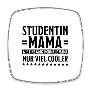 Studentin Spruch Universität Studentin Geschenk - Viereckiger Kühlschrankmagnet - Weiß - Vorne