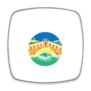 Schlemm's Canal Glaucoma Funny Optometrist Quote - Viereckiger Kühlschrankmagnet - Weiß - Vorne