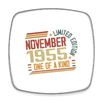 Génial Depuis Novembre 1955 Cadeau Anniversaire - Magnet carré - blanc - Devant