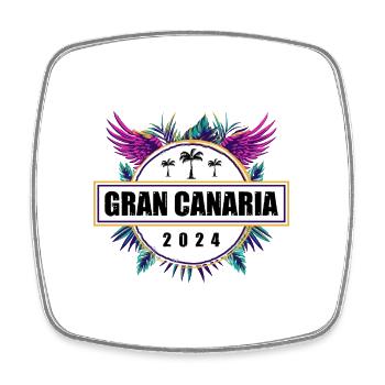 L’équipe de Gran Canaria 2024 - Magnet carré - blanc - Devant