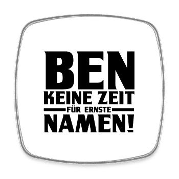 First name Ben - Square fridge magnet - white - Front