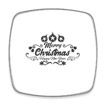 2023 Merry Christmas. Bonne année. Cadeau de noël. - Magnet carré - blanc - Devant