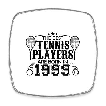 1999 tennis joueur cadeau joueur de tennis 1999 - Magnet carré - blanc - Devant