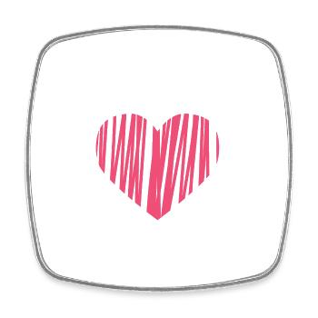 Proud Girlfriend I'm Not Spoiled My BF Just Loves - Square fridge magnet - white - Front
