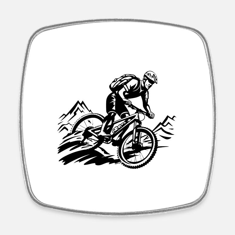 VTT VTT - Magnet carré - blanc