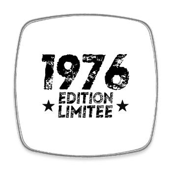 1976 Limited Edition Geburtstagsgeschenk!! - Viereckiger Kühlschrankmagnet - Weiß - Vorne