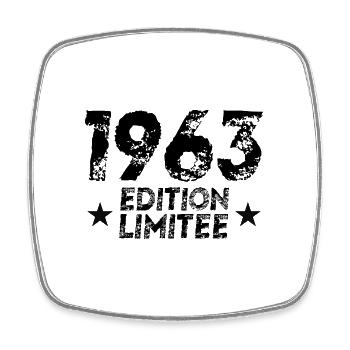 1963 Limited Edition Geburtstagsgeschenk!! - Viereckiger Kühlschrankmagnet - Weiß - Vorne