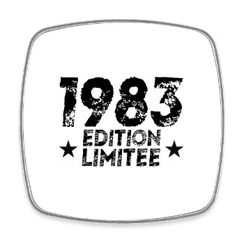 1983 Limited Edition Cadeau D'anniversaire !! - Magnet carré - blanc - Devant