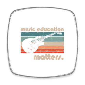 Music Teacher Musician Music Education Matters - Viereckiger Kühlschrankmagnet - Weiß - Vorne