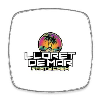 Lloret De Mar Party Crew Urlaub - Viereckiger Kühlschrankmagnet - Weiß - Vorne