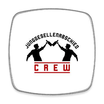 Jga Crew Junggesellenabschied Party - Viereckiger Kühlschrankmagnet - Weiß - Vorne