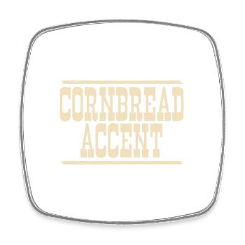 Cornbread Accent Funny Southern Girls Cowboy - Viereckiger Kühlschrankmagnet - Weiß - Vorne