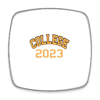 College Freshman Class of 2023 Campus Life - Square fridge magnet - white - Front