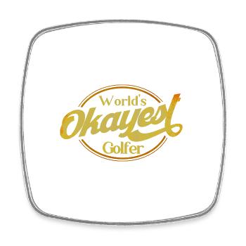 Golfplatz Golfen Golf spielen Geschenk - Viereckiger Kühlschrankmagnet - Weiß - Vorne