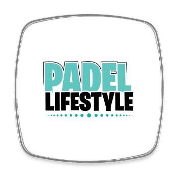 Padel Tennis Paddel Padelball Padeln Padeltennis - Viereckiger Kühlschrankmagnet - Weiß - Vorne