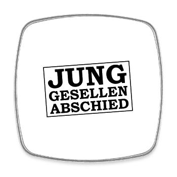 Junggesellen Abschied Jga - Viereckiger Kühlschrankmagnet - Weiß - Vorne