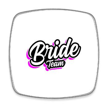 Mariage de l’équipe Mariage - Magnet carré - blanc - Devant