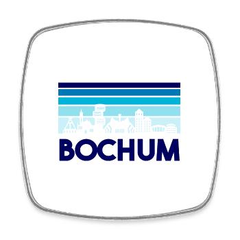 Bochum Bochum Ruhrpott Ruhr Area Ruhrstadt - Square fridge magnet - white - Front