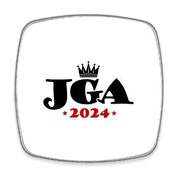 Bachelor party 2024 bachelor party - Square fridge magnet - white - Front