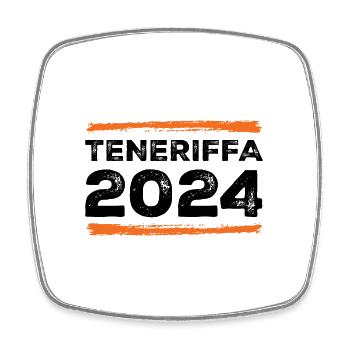 Tenerife 2024 Saying - Square fridge magnet - white - Front