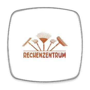 Rechenzentrum Grafik Gärtner Gartenbau Gärtnern Ga - Viereckiger Kühlschrankmagnet - Weiß - Vorne