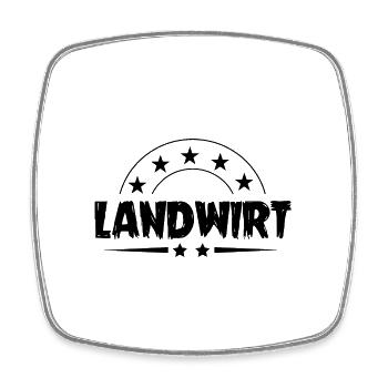 Landwirt Beruf - Viereckiger Kühlschrankmagnet - Weiß - Vorne