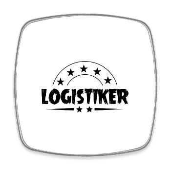 Logistiker Beruf - Viereckiger Kühlschrankmagnet - Weiß - Vorne