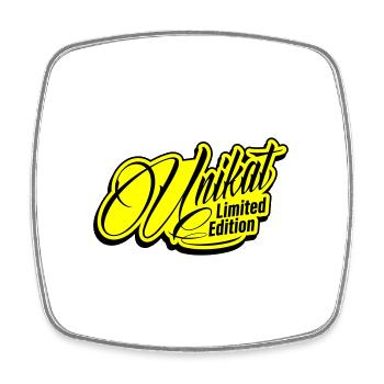 Unikat Limited Edition - Viereckiger Kühlschrankmagnet - Weiß - Vorne