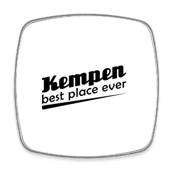 Kempen - Stadt best place ever - Viereckiger Kühlschrankmagnet - Weiß - Vorne