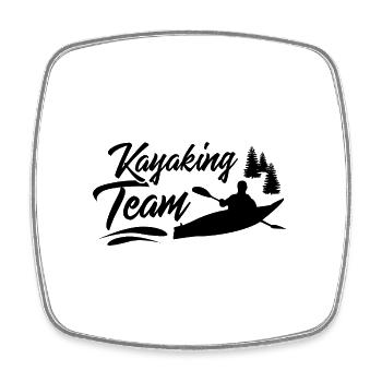 Team Graphic Kayaking Kayak Canoe Rowing Rower Pad - Viereckiger Kühlschrankmagnet - Weiß - Vorne