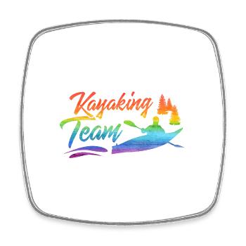 Team Graphic Kayaking Kayak Canoe Rowing Rower Pad - Viereckiger Kühlschrankmagnet - Weiß - Vorne
