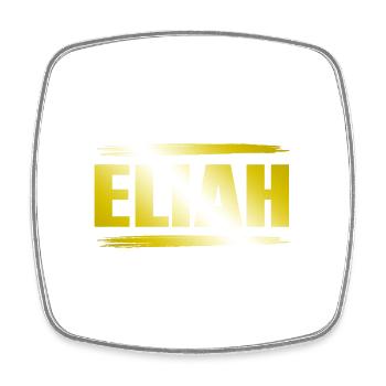 Eliah - Square fridge magnet - white - Front