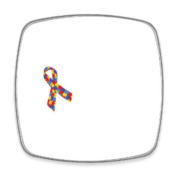 Sped Teacher Choose to Include ABA Therapist - Square fridge magnet - white - Front