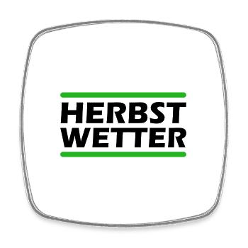 Herbst Wetter - Viereckiger Kühlschrankmagnet - Weiß - Vorne