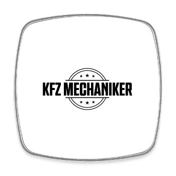 KFZ Mechaniker Beruf - Viereckiger Kühlschrankmagnet - Weiß - Vorne