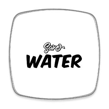 Save Water - Viereckiger Kühlschrankmagnet - Weiß - Vorne