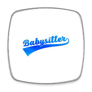 Babysitter Graphic Daycare Provider Daycare Teach - Viereckiger Kühlschrankmagnet - Weiß - Vorne