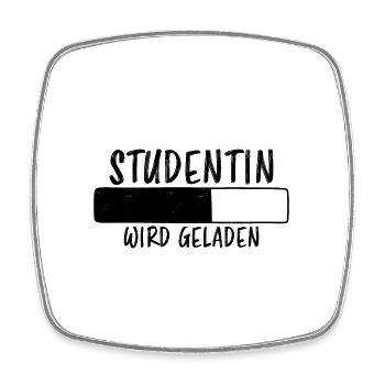 Studentin Spruch Universität Studentin Geschenk - Viereckiger Kühlschrankmagnet - Weiß - Vorne