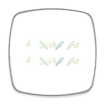 Peace Love And Sage Smudge Sticks Healing Burning - Square fridge magnet - white - Front