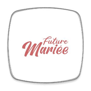 future mariée evjf enterrement vie de jeune fille - Magnet carré - blanc - Devant