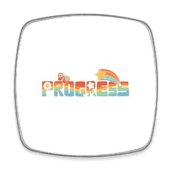 Paraprofessional Sped Teacher Progress Is Not - Viereckiger Kühlschrankmagnet - Weiß - Vorne