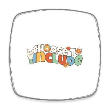 Choose to Include Special Education Teacher SPED - Square fridge magnet - white - Front