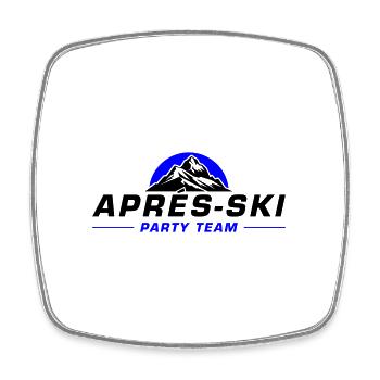 Après Ski Party Team - Square fridge magnet - white - Front