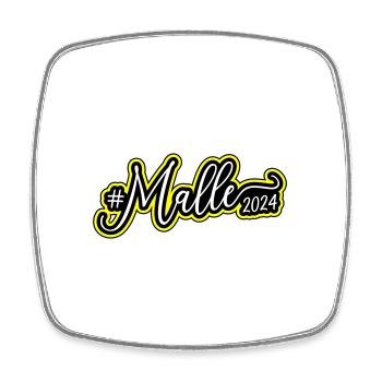 Malle 2024 Palm Tree Mallorca - Magnet carré - blanc - Devant