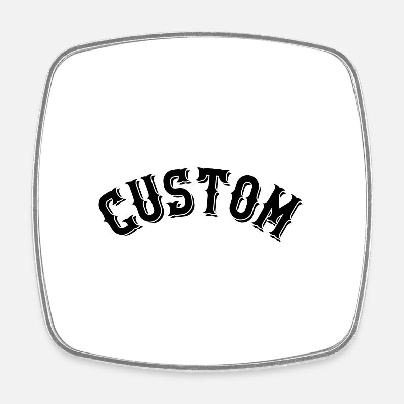 Custom - Square fridge magnet - white